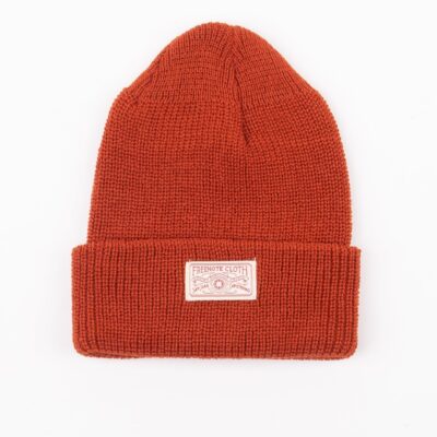 KNIT BEANIE  RUST