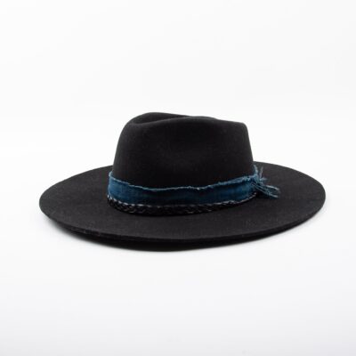 Hampui Teardop Hat  Black