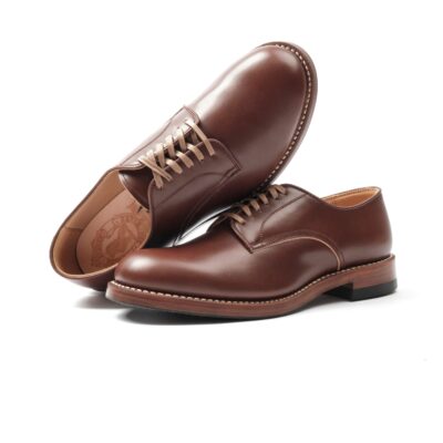 John Lofgren USN Low Quarter Shoes | Calfskin Russet Brown