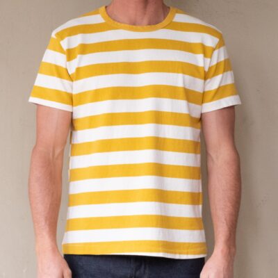 Shifter S/S Tee Mustard Stripe