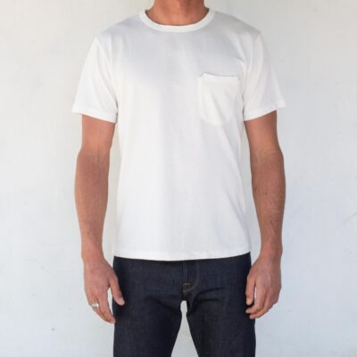 9 Ounce Pocket T-Shirt  White