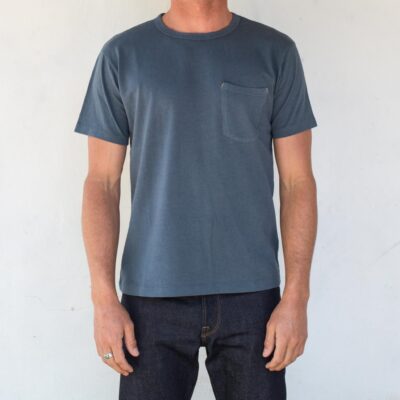 9 Ounce Pocket T-Shirt  Blue