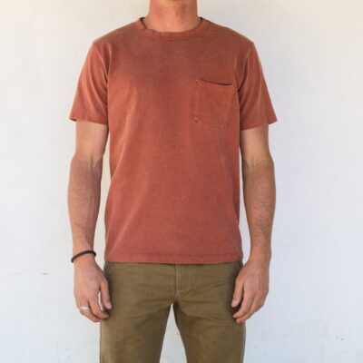 13 Ounce Pocket T-Shirt Rust