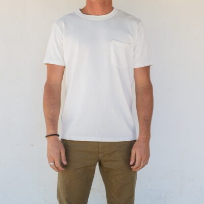 13 Ounce Pocket T-Shirt White