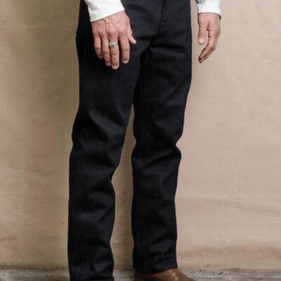 Wilkes Western 16 Ounce Indigo Brown Denim