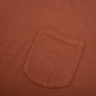 9 Ounce Pocket T-Shirt  Rust