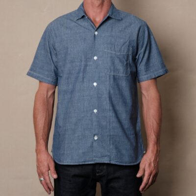 Hawaiian  Navy  Chambray