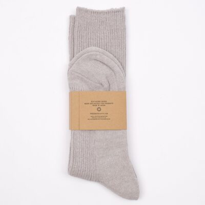 Freenote Ribbed Sock  Grey